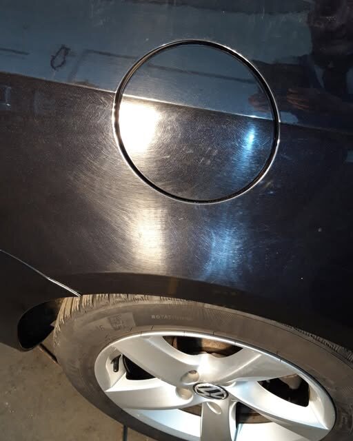 Panou VW lustruit după polish